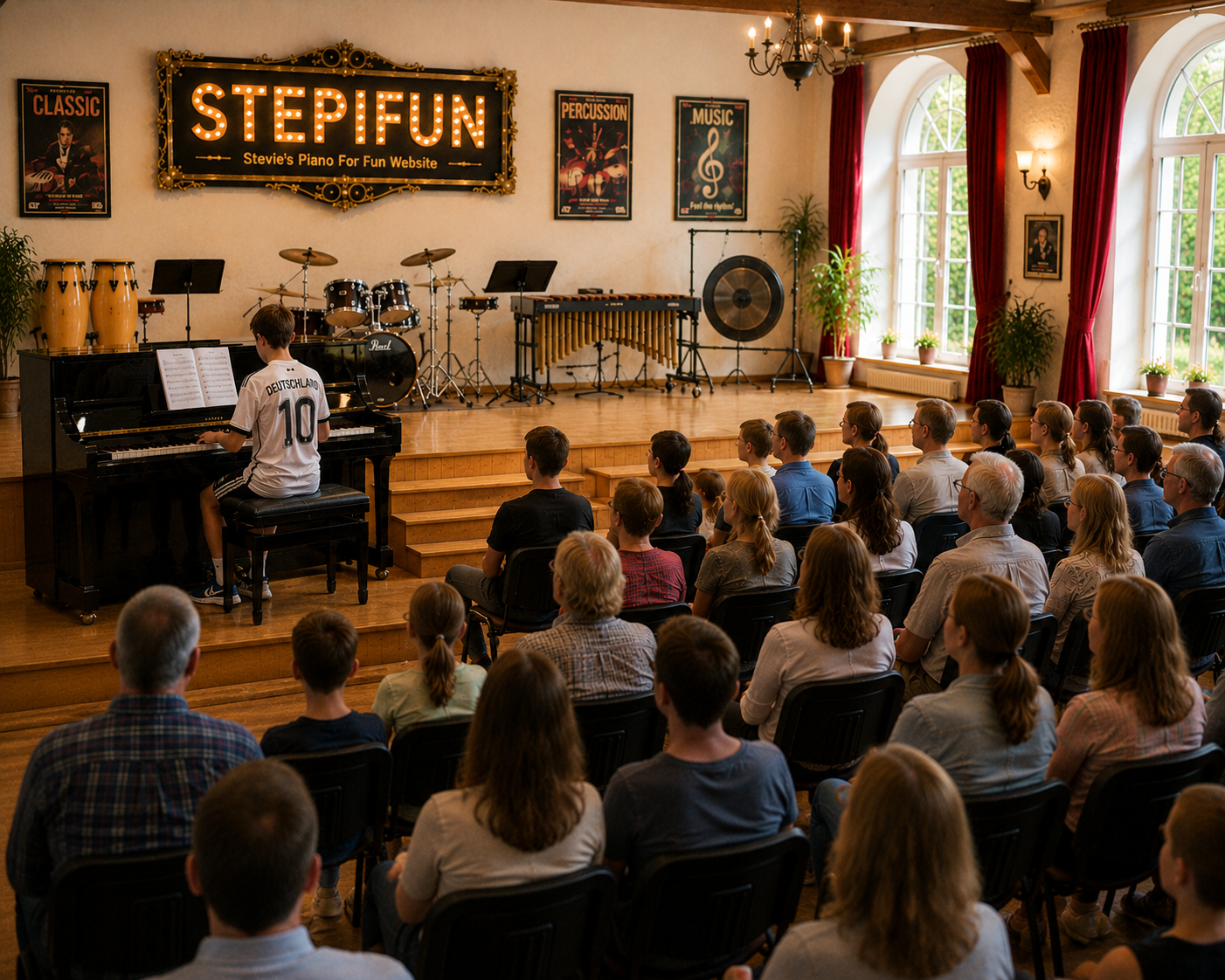 COPY2: Piano performance in front of an audience